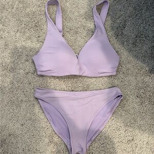 H&M Lilac Push-Up Bikini Top and Bottom Set